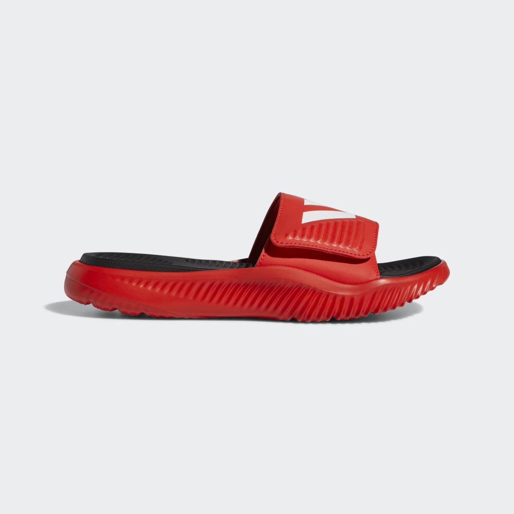 Adidas Men's Alphabounce Basketball Slides Red/White/Black Ireland F34773